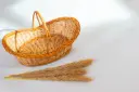 Large Handwoven Boat-Shaped Willow Wicker Basket with Dual Handles – Natural Elegance for Gifting & Display