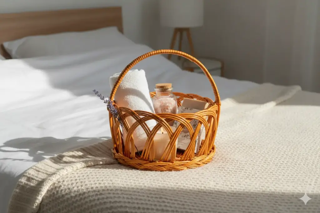 Handcrafted Mini Willow Wicker Basket with Handle – Decorative & Functional Storage