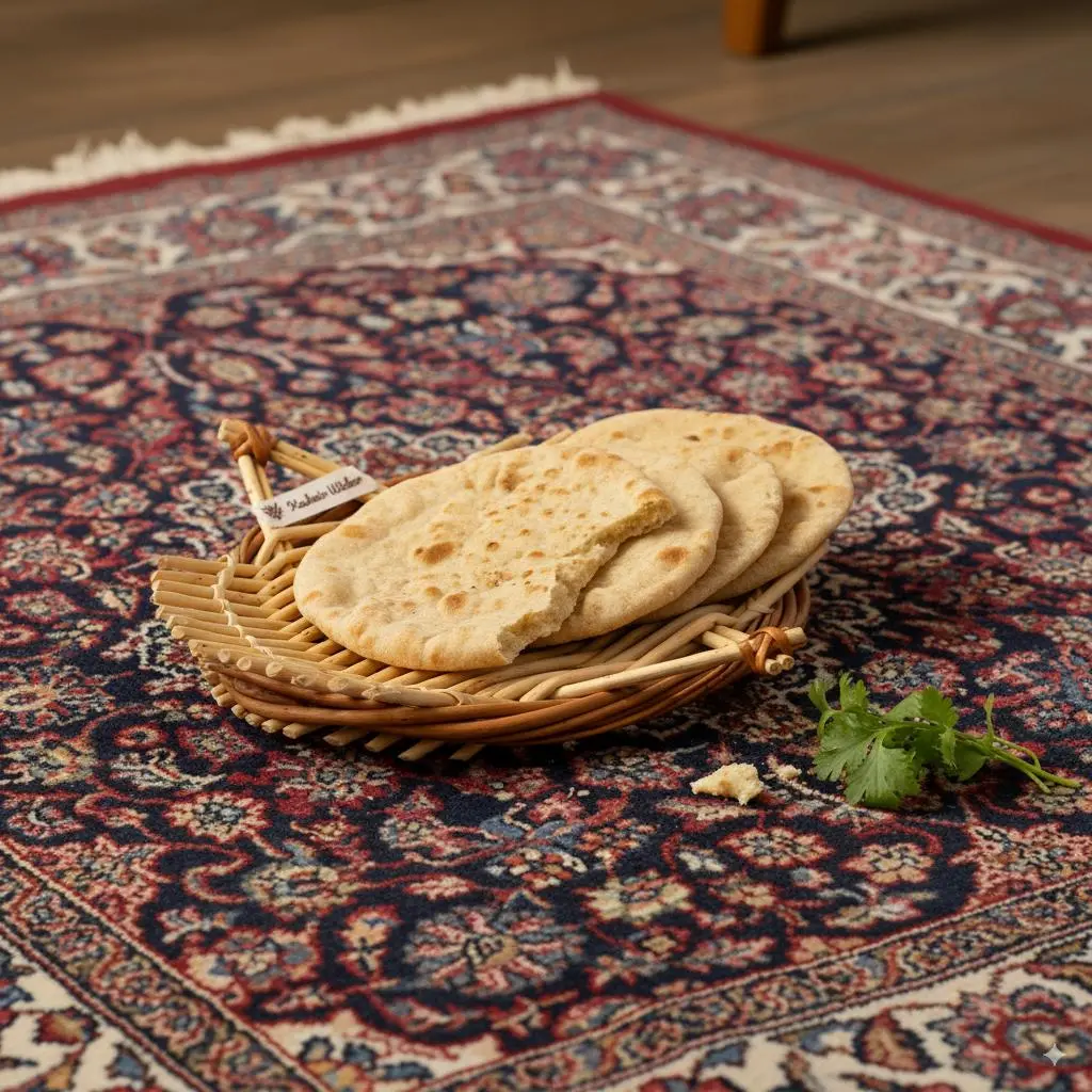 Handwoven Willow Wicker Oval Tray – Natural Decorative Basket